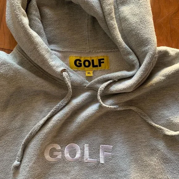 Golf Wang OFWGKTA Grey Hoodie size XL Odd Future Grey Tyler The Creator Wolf - Picture 2 of 4